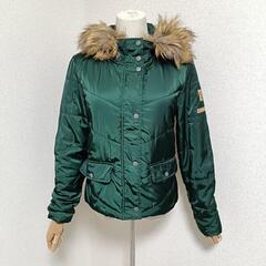 ノイジーメイ 美品 中わたジャケット アウター ジップアップ ボタン 緑色 M レディースの画像