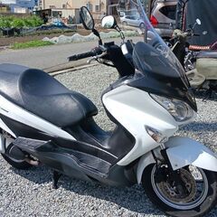 バーグマン200.バッテリー新品交換.ピカピカ.始動動画