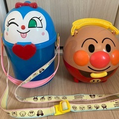 コキンちゃんポップコーンバケツ、アンパンマン収納