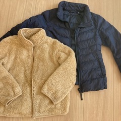 110cm　UNIQLOキッズアウター2着