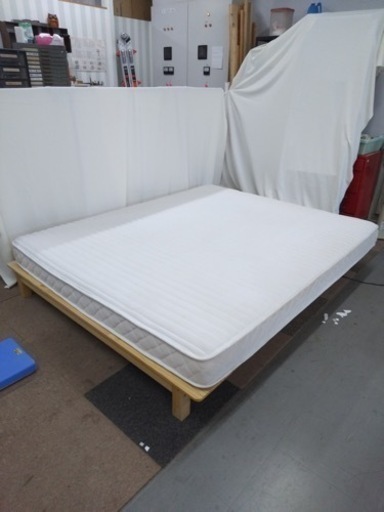 クイーンベッド【町田市再生家具】241746