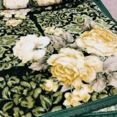 シングル 毛布　の画像