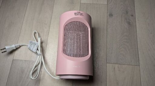 フランフラン　首振り付ミニファンヒーター
