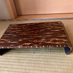 樺細工のスタンドと置台の画像