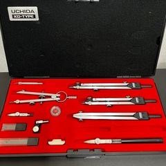【美品】UCHIDA ウチダKD製図器 コンパス (不足部品あり)の画像
