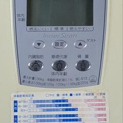 [使用感有 中古] TANITA タニタ　体重計/体組成計 インナースキャンBC-512 説明書箱無しの画像