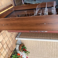フック付き棚　什器の画像