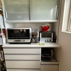 食器棚　カップボード　ハイカウンター