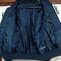 ユニクロ UNIQLO 311-459618(34-01) MA‐1ブルゾン M ネイビーの画像