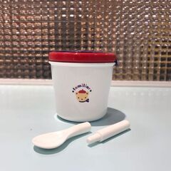 ・ファミリア 赤ちゃん お弁当箱  ・エジソン 離乳食 食事 コンテナ他 全3点の画像