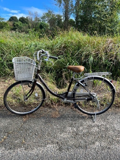 名古屋市内配達無料ブリヂストン24インチシティーサイクル3段切り替え走行少ない