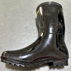 黒塩ビ長靴26cm 中古品の画像