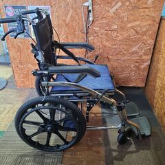【愛品館 市原店】自走式車椅子 16インチ車椅子ブレーキ付介助用 折り畳み式車椅子の画像
