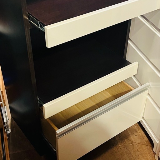 《売約済》【武蔵小山店】  食器棚　レンジボード　レンジ台　検　炊飯器　棚　キッチンラック　ラック　シェルフ　キッチンシェルフ　キッチン収納　カップボード　レンジラック