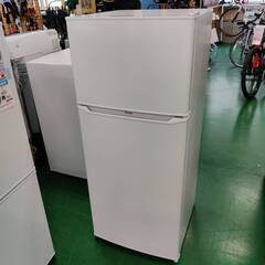 【愛品倶楽部柏店】 保証充実 Haier (ハイアール) 2023年製 130L 2ドア 冷凍冷蔵庫 JR-N130C スリムボディ 高さ調整可能トレイ