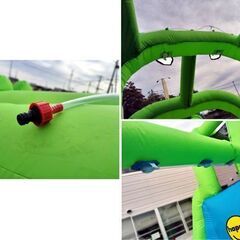 お値下げ中!! ハッピーホップ クロコダイル ジャングル ウォーターパーク プール すべり台 水遊び シャワー 苫小牧西店の画像