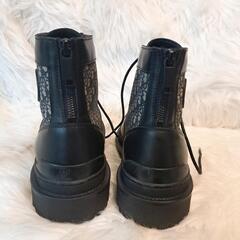 美品♥dior　オブリーク柄　explorer ショートブーツ　24.5㎝の画像