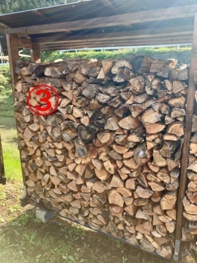 乾燥薪　広葉樹ミックス（引き取り限定）　