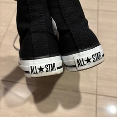 コンバーススニーカー　黒23.5㎝　　の画像