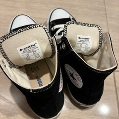 コンバーススニーカー　黒23.5㎝　　の画像