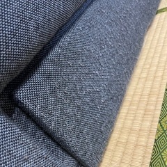 家具 ソファ 3人掛けソファベッド 布張り カウチ付き 引き出し収納ありの画像