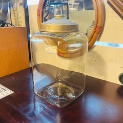 【武蔵小山店】 昭和レトロ　昭和　レトロ　ガラス　菓子瓶　検　地...