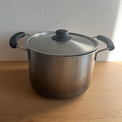 深型両手鍋　パスタポット 寸胴鍋　ステンレス
