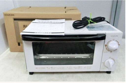 高年式　2021年製！　コイズミ　オーブントースター　KOS-1026　動作良好　1000W　2枚焼き　小型家電　KOIZUMI