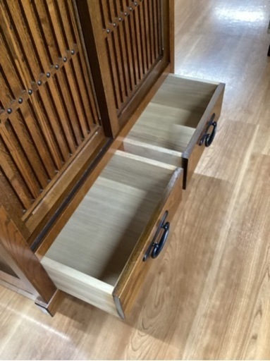 茶タンス【町田市再生家具】241751