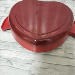 ル・クルーゼ プレート ダムール 20cm 調理器具 レッドの画像