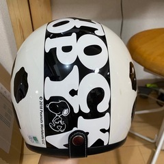 美品中古キレイ　スヌーピージェットヘルメット　フリーサイズ　　の画像