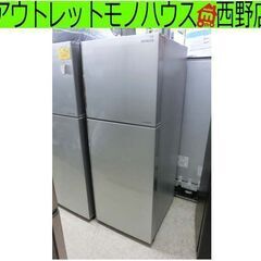 西岡店 ② 冷蔵庫 203L 2016年製 日立 2ドア HITACHI R-20FA シルバー