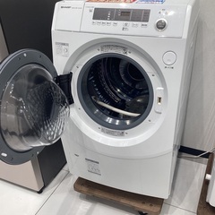 【安心の1年保証付き！】SHARPの2022年製ドラム式洗濯乾燥機！の画像