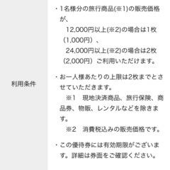 【お譲り者決定済】HIS 株主優待券 ¥1,000 2枚セット 有効期限2025年1月31日の画像