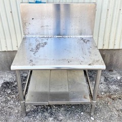 B 厨房作業台 業務用 ステンレス ステンレステーブル バックガ...