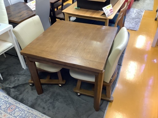 【リサイクルサービス八光】幅850mm　２人掛け　家具調こたつ　１２年製