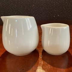 白磁製クリーマー7個セットの画像