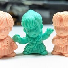 ☆スケバン刑事～少女鉄仮面伝説　消しゴム　３体　未使用中古品　