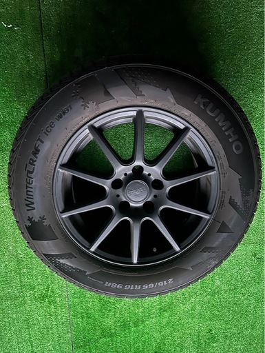 スタットレスタイヤホイールセット。