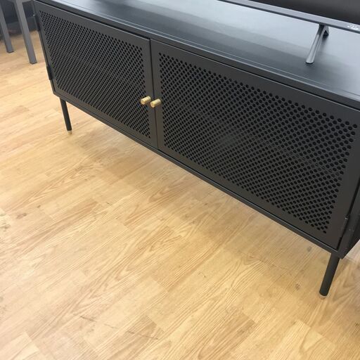 ★ジモティ割あり★ FrancFranc ローボード ブラック H55×W35×D120 クリーニング済み KJ6448