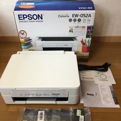 EPSON EW-052A インクジェットプリンタ＋インク付