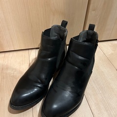 レディース　グローバルワーク　ショートブーツ　黒Ｌ