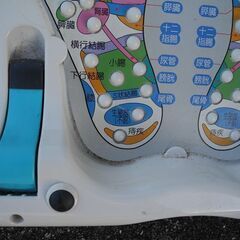 観音寺 足裏のマッサージ 指圧 ストレッチに 竹踏み？ 足踏み台 ツボ押し台 角度調整可能 中古品の画像