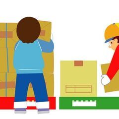 オフィス用品のピッキングと仕分け作業の画像