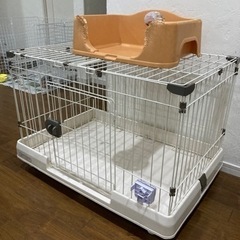 キャスター付きペットゲージ　美品