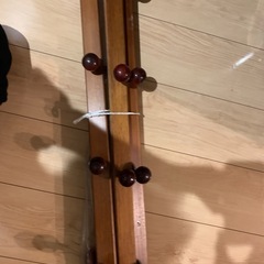新品未使用コート掛けと、中古コート掛けの画像
