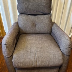 電動　リクライニング　1人掛けソファー