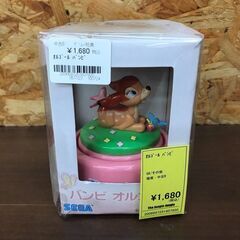 【735】オルゴール バンビ SEGA ピンク