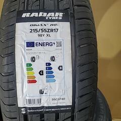 組み換え工賃込み☆新品215/55ZR17 レーダータイヤ その2