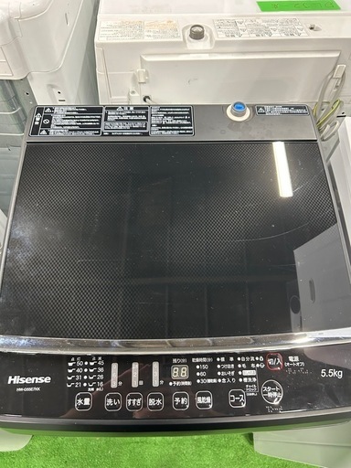 ご来店時、ガン×2お値引き‼️Hisense(ハイセンス) 2019年製 5.5kg 洗濯機?
